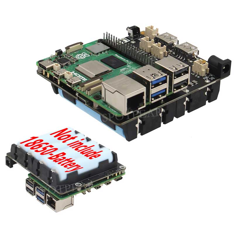 X1202 Raspberry Pi 5 UPS Board - Raspberry Pi Uninterrupted Power Supply Ups 18650 ulasan dan harga